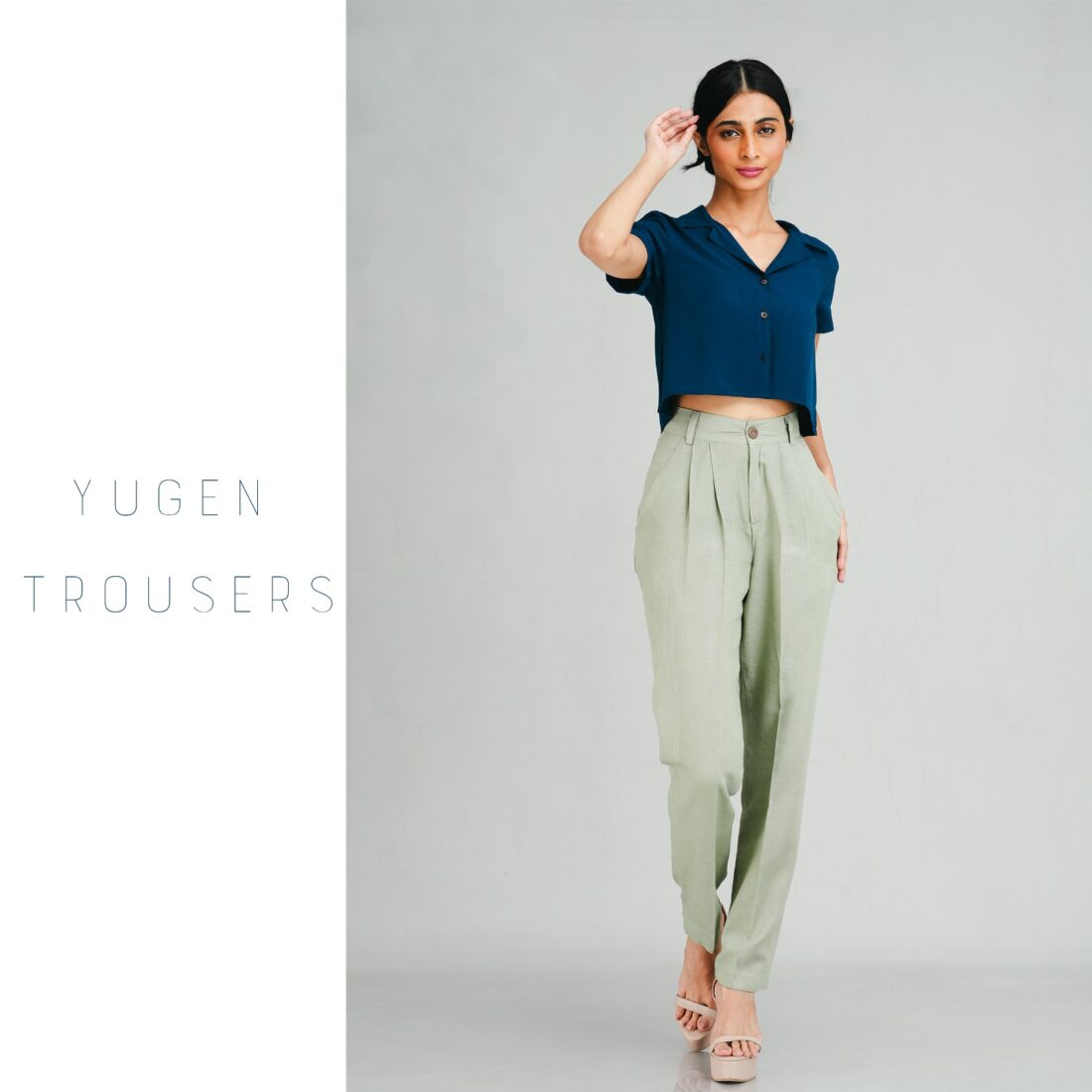 High Rise Pleated Pants - Image 3