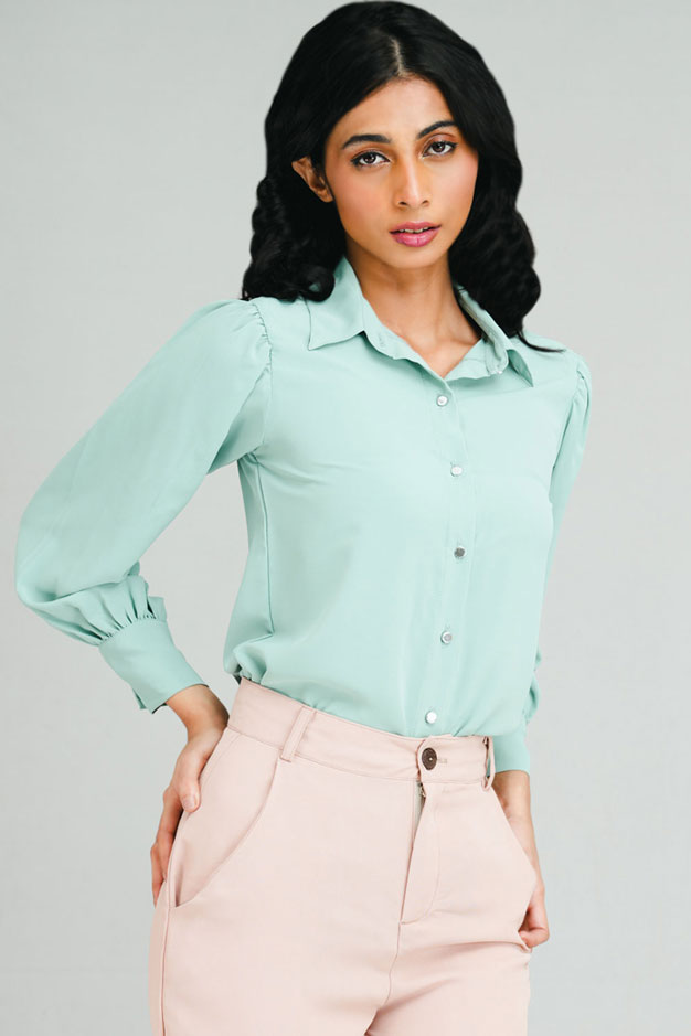 Puffed Sleeved Shirt